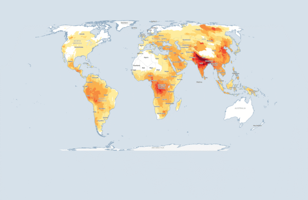 The Air Quality Life Index (AQLI) maps the potential gain in life expectancy around the world if PM2.5 levels met the WHO standard.